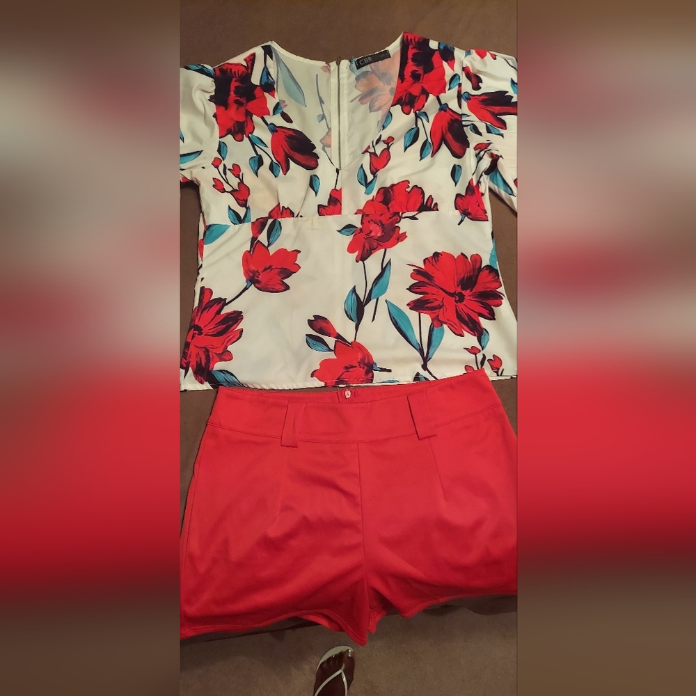 Two piece,  long sleeve, lightweight.